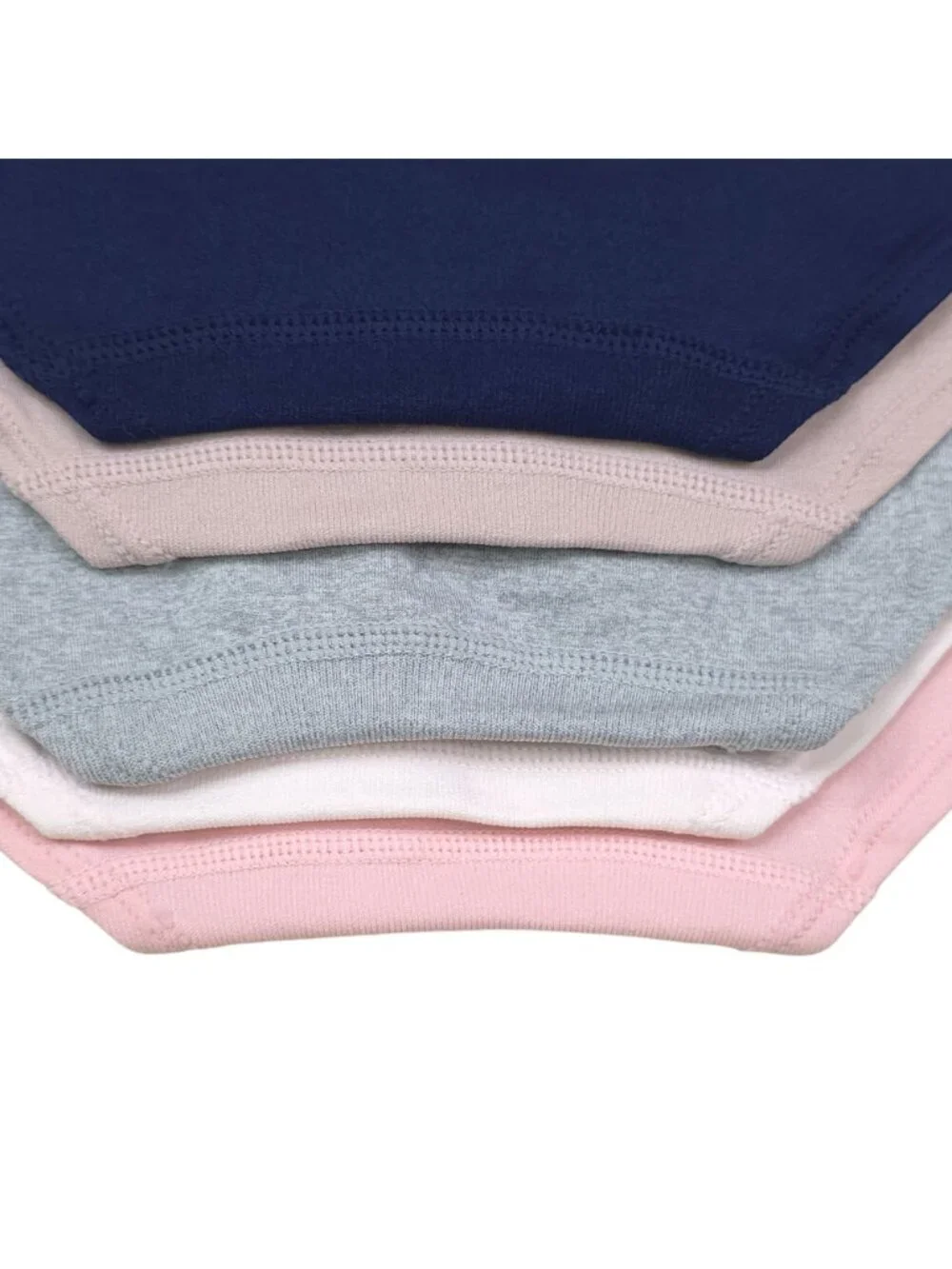 Laura Ashley Womens 5-Pack Briefs 1X Nylon/Spandex Assorted Colors Comfortable
